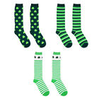 3 Pairs Breathable Shamrock Socks Festive Warm Beautiful Unisex Make up