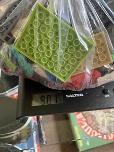 LEGO paquete 900g piezas mixtas lote de trabajo piezas pequeñas, medianas, grandes - Imagen 1 de 7