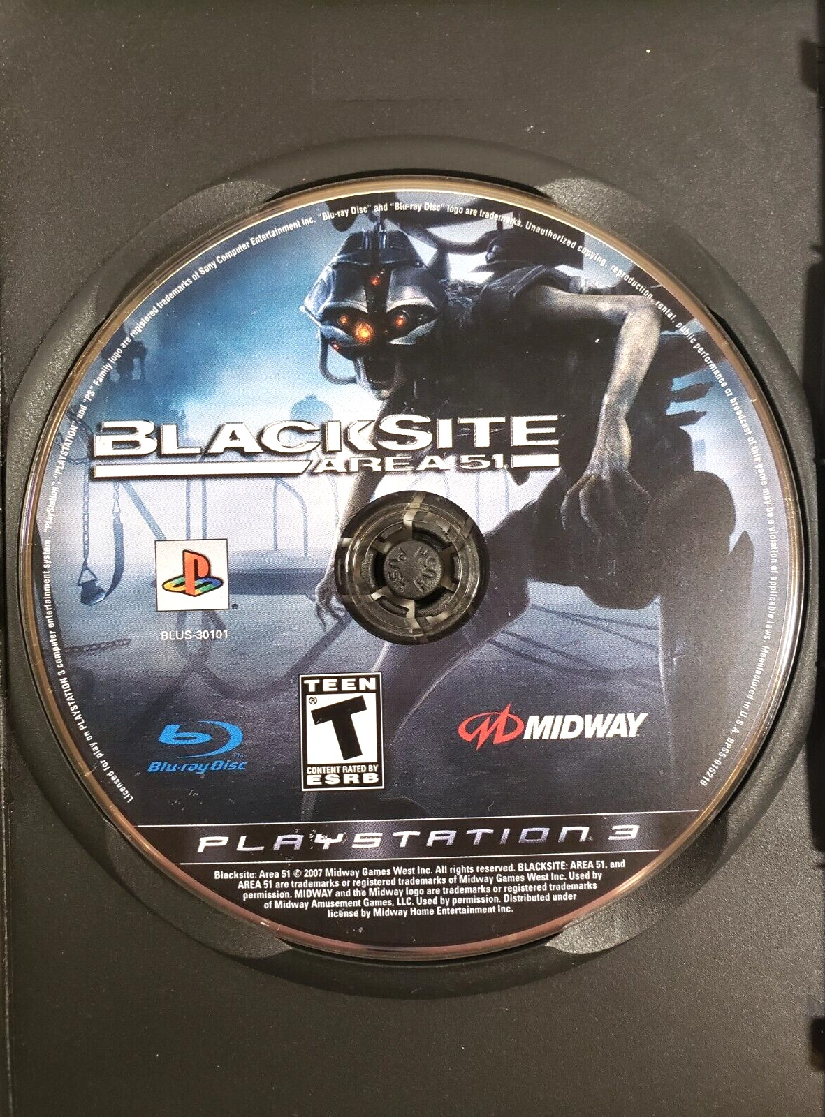 BlackSite: Area 51 (Sony PlayStation 3, 2007) PS3 - DISC ONLY - Tested