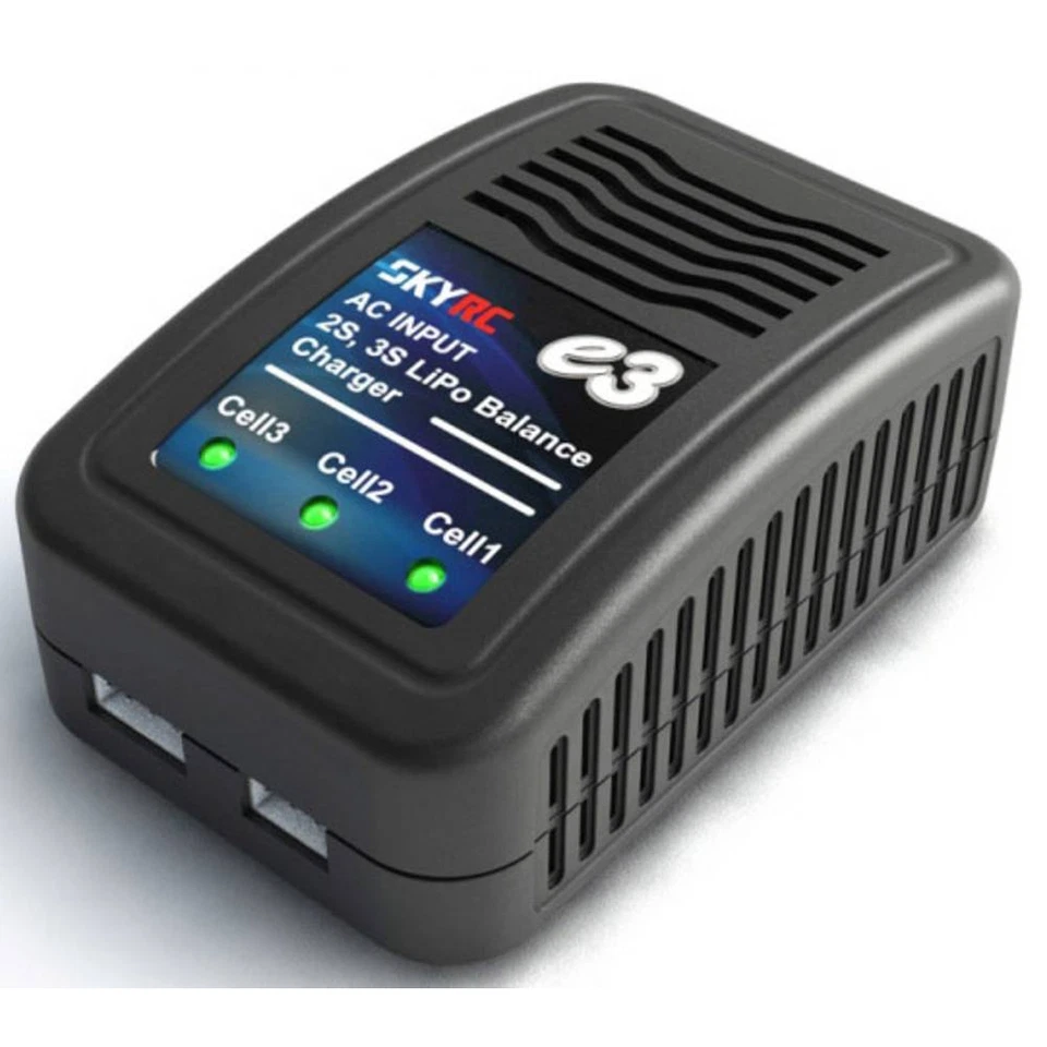 SkyRC RC Modellbau Ladegerät E3 Lipo 2-3s 1 2a