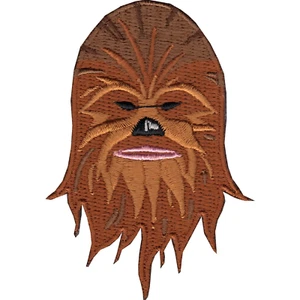 Star Wars Chewbacca Chewie HeadWookiee Force Awakens Lucasfilm Iron On Patch - Picture 1 of 2