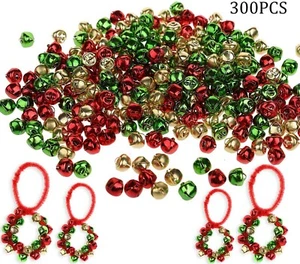 Christmas Jingle Bells Wreath Craft Ornaments - Xmas Holiday Classroom Activity - Picture 1 of 7