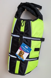 New Petco Dog Life Vest Size Large Reflective Flotation High Visability Yellow - Picture 1 of 10