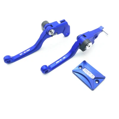 Kit de tapa de depósito de freno de palanca de embrague de freno pivote azul para Suzuki DRZ 400S/SM/E Foto 1 de 4