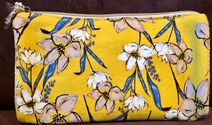 Sisley Floral Makeup Cosmetics Bag/Pouch/ Clutch - New w Cosmetic Samples, Tag - Picture 1 of 5