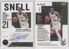 2018-19 Panini Chronicles Signatures Purple /25 Tony Snell #CS-TS.2 Auto