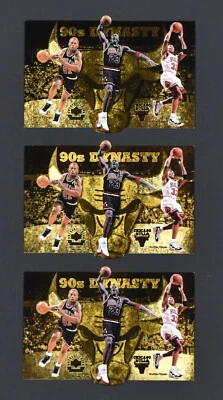 (3) 1997 Upper Deck Limited Edition #/15000 90's Bulls Dynasty Michael Jordan - Image 1 of 2