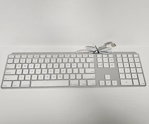 Original Apple A1243 Kabelgebundene USB Tastatur mit Tastatur für iMac, Mac Mini, Mac Pro - Bild 1 von 9
