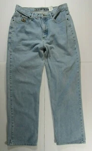 Cruel Girl Vintage Light Wash Blue Slim Fit Tapered Distressed Jeans Size 17 - Picture 1 of 10