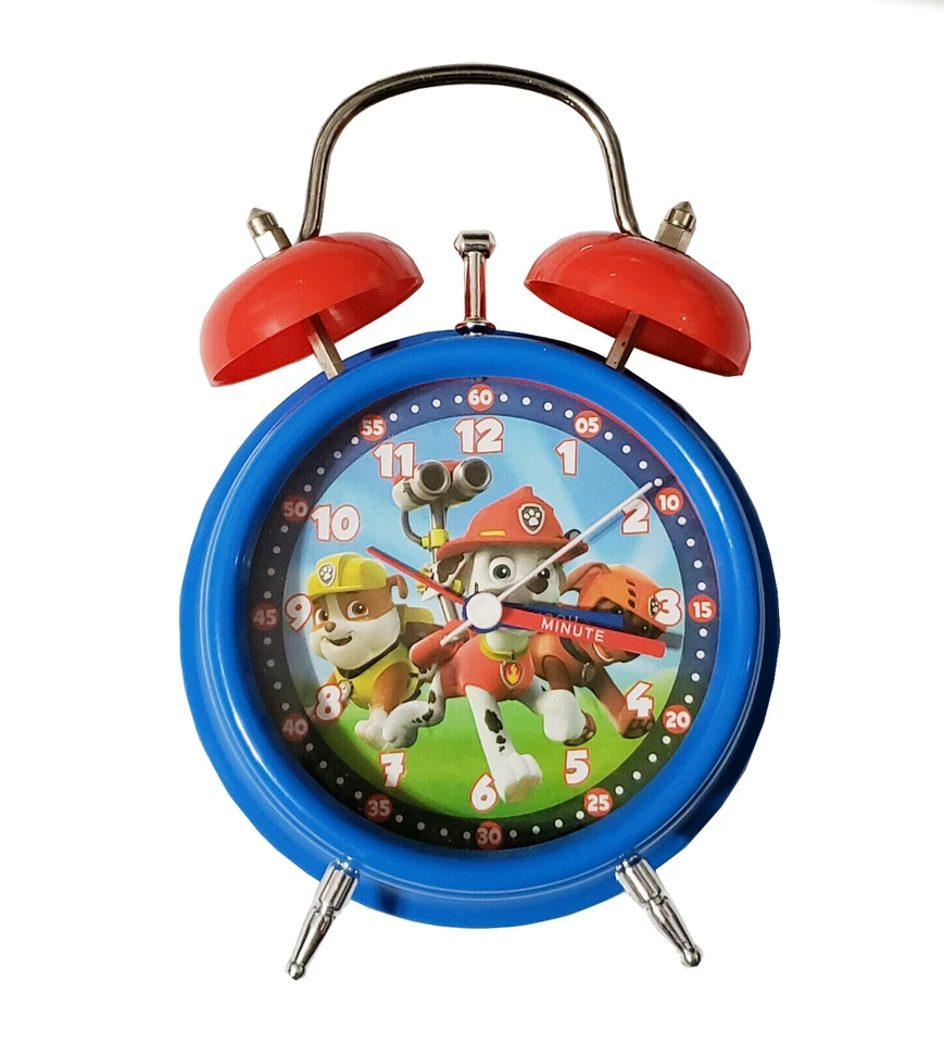 Paw Patrol Light Up Twin Bell time Teacher Alarm Clock - Image 1 of 2