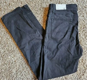 American Eagle AE Men's Slim Straight Next Level Flex Black Pants 32/34 Nwt New - Picture 1 of 8