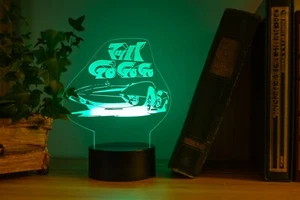 Speed Racer Mach 5 Laser Cut LED Lamp - Picture 1 of 2