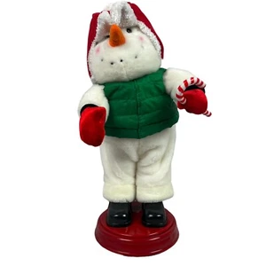 Gemmy Animated Snowman Dances Sings Shake Your Groove Thing Tested 19" Tall - Picture 1 of 12