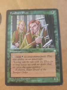 MTG Fyndhorn Elves Ice Age Magic 1995 Green Common Englisch PLAYED BULK DISCOUNT - Bild 1 von 1