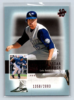 2003 SP Authentic Carlos Beltran Superstar Flashback #SF30 1350/2003 - Image 1 of 2