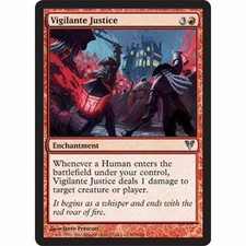 4x MTG: Vigilante Justice - Red Uncommon - Avacyn Restored - AVR - Magic Card