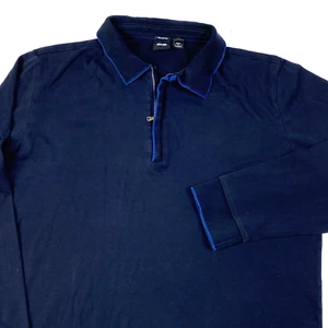 Hugo Boss Long Sleeve 1/4 Zip Sweatshirt Men's Size XL Navy Blue - Picture 1 of 6