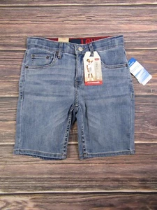 Levi's NEW NWT Boys Kids Size 12 W26 Blue Denim Slim Jean Shorts - Picture 1 of 10