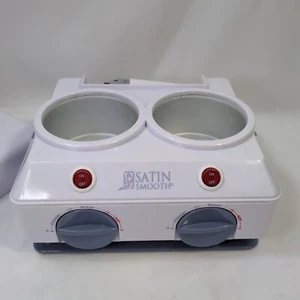 SATIN SMOOTH Professional Double Wax Warmer SSW3C - Use w/Most 14oz Wax TESTED - Picture 1 of 21