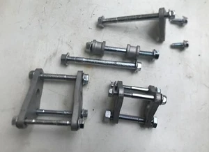 Honda XR600 R Engine support brackets set complete RESTORED LT110 - Picture 1 of 6