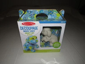 Melissa & Doug Decoupage leicht gemacht Welpen Pappmaché Bastelset mit Aufklebern - Bild 1 von 4
