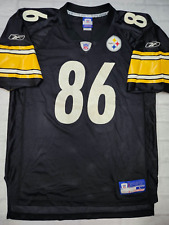 Reebok NFL Pittsburgh Steelers Jersey 86 Ward in Black Size L