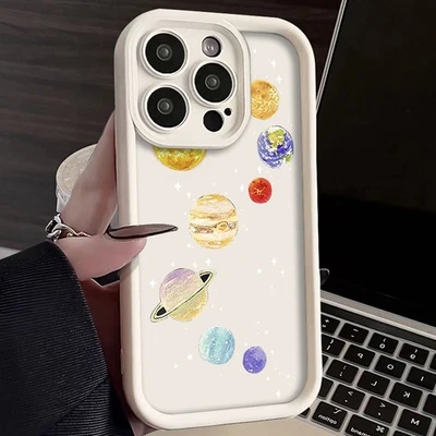 Case For iPhone Samsung Honor Motorola Xiaomi planet ShockProof Phone Cover Back - Image 1 of 4