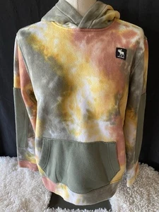 abercrombie kids Tie dye Hoodie Sz 15/16 Adorable Earthtones - Picture 1 of 8