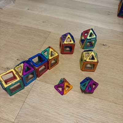 MAGFORMERS ❤️ Original ❤️ 62 Teile Magnet Spielzeug WIE NEU - Bild 1 von 4