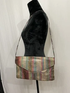 Clutch Nuline Satin Taft gestreift - Bild 1 von 7