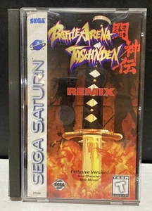 Sega Saturn BATTLE ARENA TOSHINDEN REMIX Complete in Box Tested & Working - Picture 1 of 15