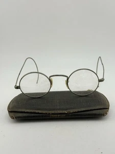 Antico bordo in filo di filo vintage più un design occhiali tono argento - Foto 1 di 5