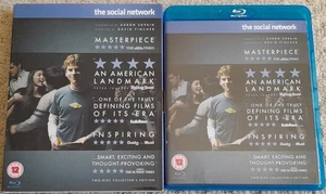 THE SOCIAL NETWORK BLU-RAY + SLIP COVER DAVID FINCHER JESSE EISENBERG - Picture 1 of 2