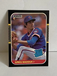 Greg Maddux 1987 Donruss Rated Rookie RC #36 Cubs - Bild 1 von 3