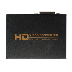 Hdmi to Dvi+Spdif/Headphone,HDMI to DVI + Coaxial Audio Video Converter Box A... - Picture 1 of 7