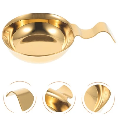  Saucengerichte Edelstahl Vorspeise Teller -Tauchschüssel mit Löffel - Bild 1 von 4