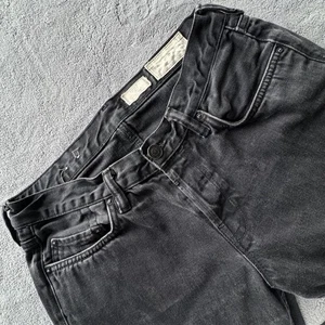 AllSaints Spitalfields Iggy Jeans Herren 32 Grau Washed Slim Fit Button Fly Denim - Bild 1 von 24