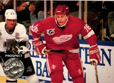 Vladimir Konstantinov Detroit Red Wings 1992 Pro Set Platinum Prospect 254 - Image 1 of 2