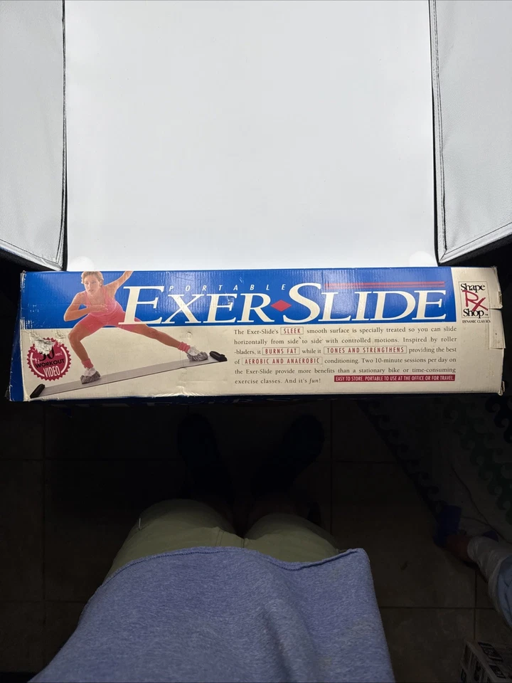 Tabla deslizante de ejercicio Exer-slide lateral hogar fitness con botines Foto 1 de 1