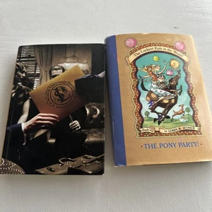 Pony Party Unfortunate Events Lemony Snicket Unauthorized Autobiography 1st Ed - Imagen 1 de 23