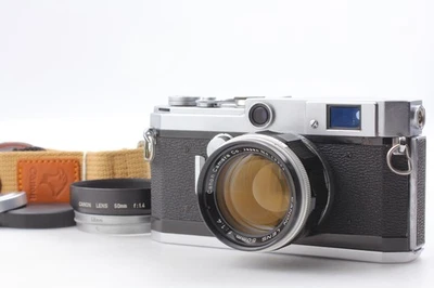 w/ HOOD [MINT Lens] Canon VL Leica Screw Rangefinder 50mm f1.4 L39 Lens JAPAN - Image 1 of 4