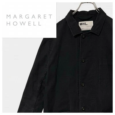 MHL. Margaret Howell Coverall Jacket Cotton Linen Black Size M II F/S - Image 1 of 4