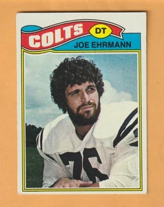 Joe Ehrmann Baltimore Colts 1977 Topps #111 Syracuse Orange Buffalo Nueva York - Imagen 1 de 2