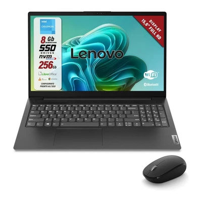 Notebook Pc Portatile Usato Lenovo N4500 15.6" Ram 8Gb SSD 256GB Win 11 Pro - Immagine 1 di 4