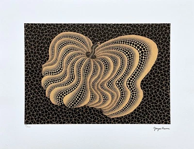 YAYOI KUSAMA - Dancing pumpkin - signed, numbered edition 40/500, 65x50 cm - Image 1 of 4