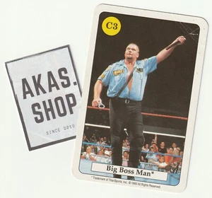 Big Boss Man 1993 Catcher Quartett Card C3 Series 8 Amigo ULTRA RARE WWF - Picture 1 of 3
