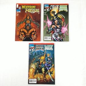 Ghost Rider Ballistic #1 Wolverine Witchblade 1 Cyblade Lot (1997 Marvel Comics)