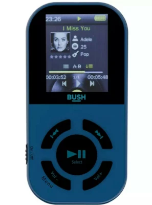 Bush MP50S 8GB MP3 Player – USB Charging | Voice Recorder | Colour LCD Display - Image 1 of 4