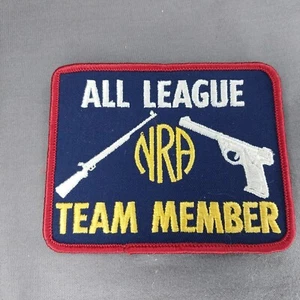 All League Team Member NRA National Rifle Assoc. Patch garza formaggio 3,5" x 4,5" - Foto 1 di 2