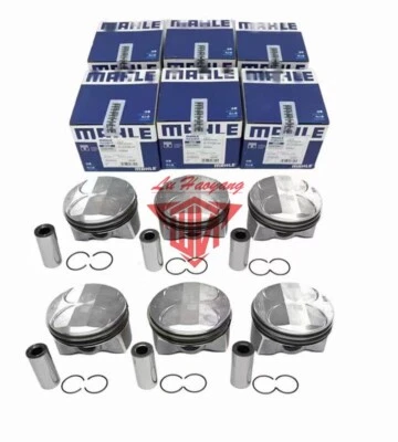 Conjunto de pistões e anéis Φ88mm para Mercedes-Benz C300 E280 E300 S300 2.5L 3.0L M272 - Imagem 1 de 4